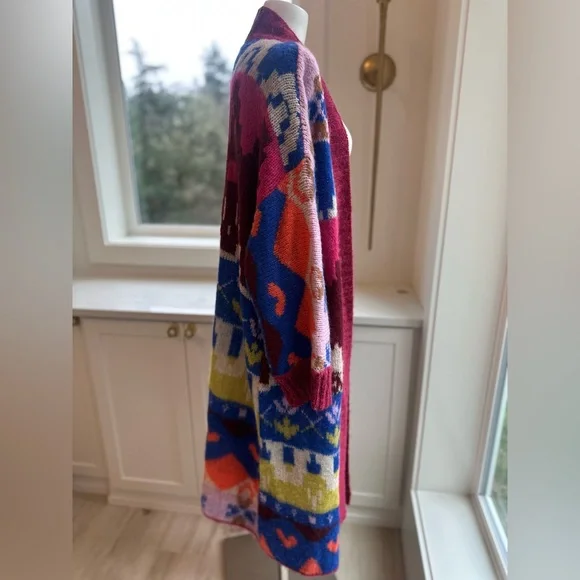 Free People - Folk Song Maxi Cardi - Picture 2 of 7